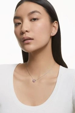 Γυναικεία Σετ Κολιέ και σκουλαρίκια Swarovski σκούρο μωβ -Swarovski Κατάστημα unnamed file 106