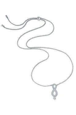 Γυναικεία Swarovski - Κολιέ SWA INFINITY ασημί