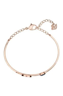 Γυναικεία Βραχιόλια Swarovski - Βραχιόλι Bangle Evil Eye χρυσαφί