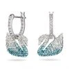 Γυναικεία Σκουλαρίκια Swarovski Iconic Swan ασημί