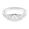 Γυναικεία Δαχτυλίδια Δαχτυλίδι Swarovski Attract Trilogy ασημί