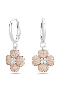 Γυναικεία Σκουλαρίκια Swarovski Latisha ασημί