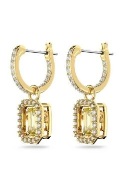 Γυναικεία Σκουλαρίκια Swarovski χρυσαφί