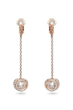 Γυναικεία Σκουλαρίκια Swarovski χρυσαφί