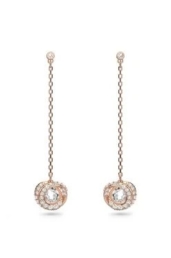 Γυναικεία Σκουλαρίκια Swarovski χρυσαφί