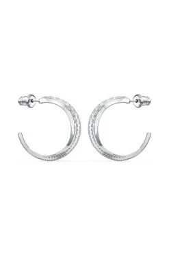 Γυναικεία Swarovski - Σκουλαρίκια TWIST MINI HOOP ασημί -Swarovski Κατάστημα unnamed file 361