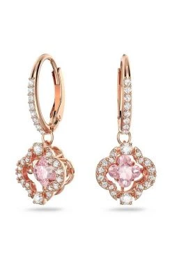 Γυναικεία Σκουλαρίκια Swarovski 5516477 Sparkling Dc χρυσαφί