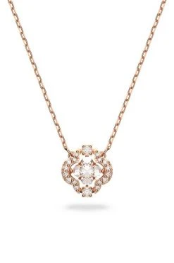 Γυναικεία Κολιέ Swarovski βρώμικο ροζ