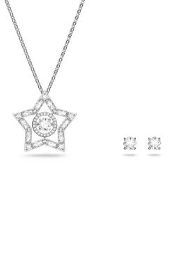 Γυναικεία Σετ Swarovski - Κολιέ και σκουλαρίκια Stella Swarovski - Κολιέ και σκουλαρίκια Stella ασημί